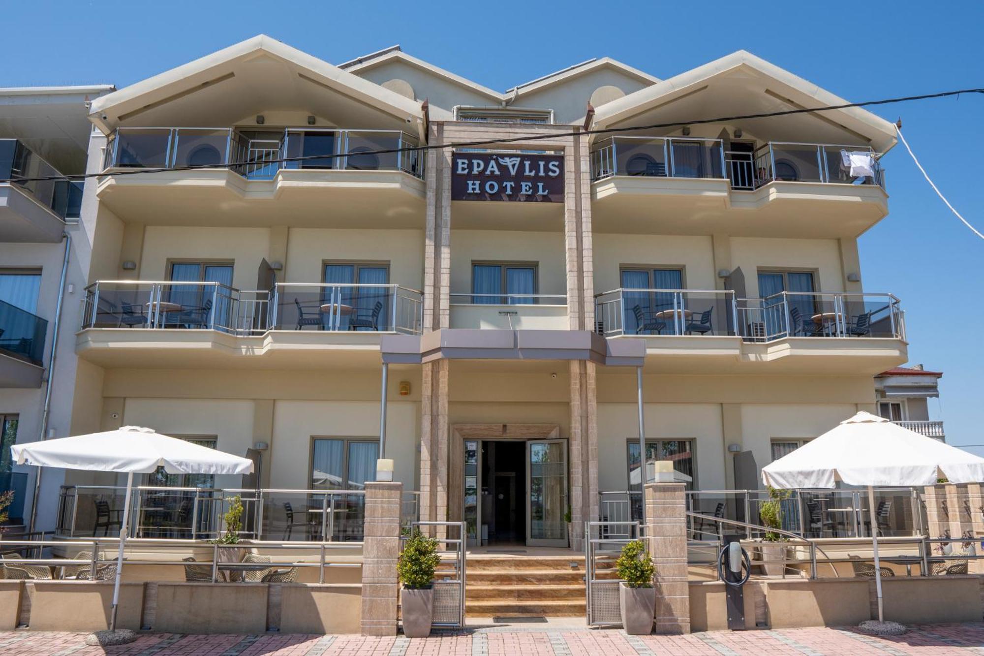 Hotel Epavlis Eleftheriadi Paralía エクステリア 写真